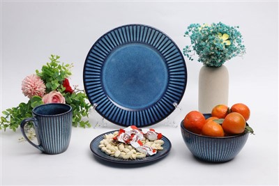 Reaktivt glaserat servisset